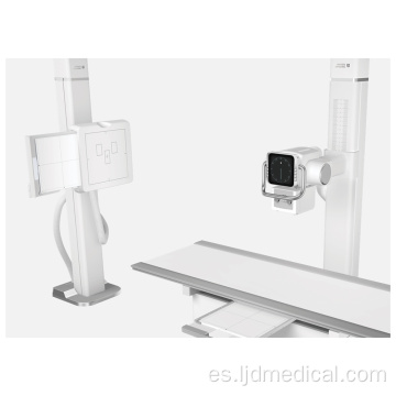 Máquina de rayos X digital fija médica hospitalaria